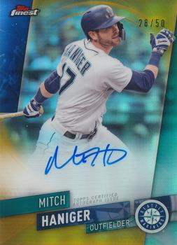 2019 Finest - Finest Autographs Gold #FA-MH Mitch Haniger Front
