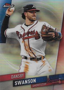 2019 Finest - Refractor #98 Dansby Swanson Front
