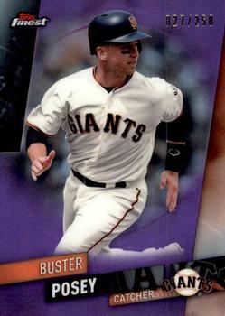 2019 Finest - Purple Refractor #11 Buster Posey Front