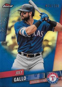 2019 Finest - Blue Refractor #62 Joey Gallo Front