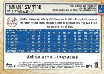 2019 Topps of the Class #TC-59 Giancarlo Stanton Back