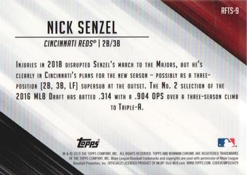 2019 Bowman - Ready for the Show Mojo Refractors #RFTS-9 Nick Senzel Back