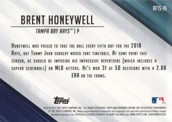 2019 Bowman - Ready for the Show Mojo Refractors #RFTS-19 Brent Honeywell Back