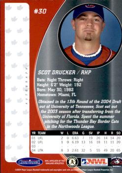 2004 Vancouver Canadians #NNO Scot Drucker Back