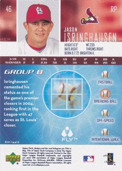 2005 Upper Deck Pro Sigs - Flyball #46 Jason Isringhausen Back