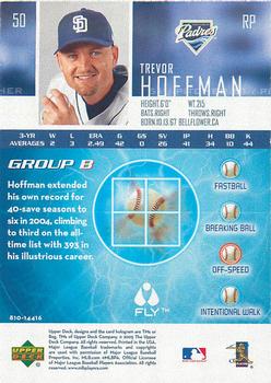 2005 Upper Deck Pro Sigs - Flyball #50 Trevor Hoffman Back