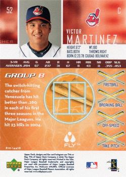 2005 Upper Deck Pro Sigs - Flyball #52 Victor Martinez Back