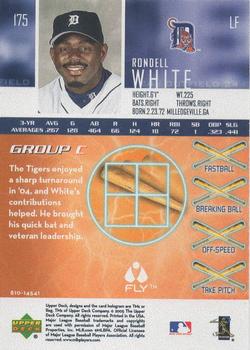 2005 Upper Deck Pro Sigs - Flyball #175 Rondell White Back