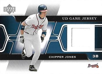 2005 Upper Deck - UD Game Jerseys #GJ-CJ Chipper Jones Front