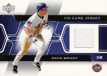 2005 Upper Deck - UD Game Jerseys #GJ-DW David Wright Front