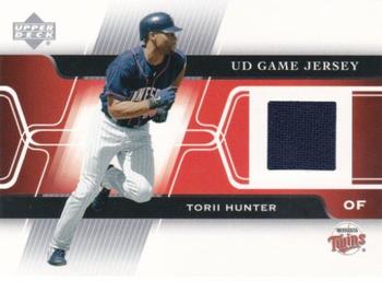 2005 Upper Deck - UD Game Jerseys #GJ-HU Torii Hunter Front