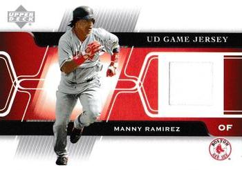 2005 Upper Deck - UD Game Jerseys #GJ-MR Manny Ramirez Front