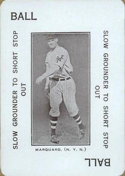 1914 Polo Grounds Game (WG4) #NNO Rube Marquard Front