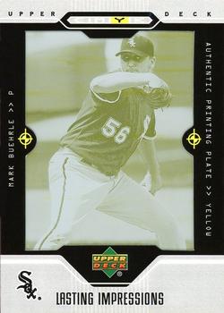 2005 Upper Deck - Lasting Impressions Press Plates Yellow #48 Mark Buehrle Front