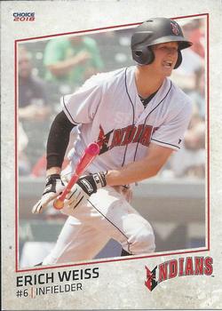 2018 Choice Indianapolis Indians #26 Erich Weiss Front