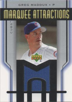 2005 Upper Deck - Marquee Attractions #MA-GM Greg Maddux Front