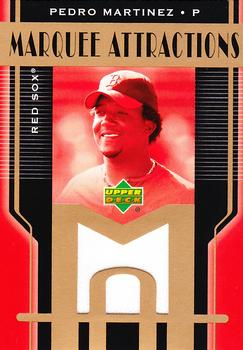 2005 Upper Deck - Marquee Attractions #MA-PM Pedro Martinez Front