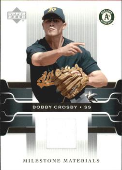 2005 Upper Deck - Milestone Materials #MM-BC Bobby Crosby Front