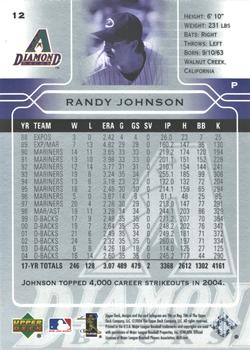 2005 Upper Deck - Retro #12 Randy Johnson Back