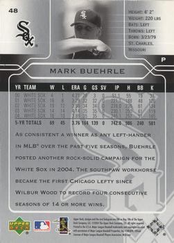 2005 Upper Deck - Retro #48 Mark Buehrle Back