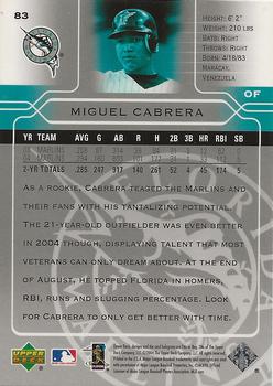 2005 Upper Deck - Retro #83 Miguel Cabrera Back