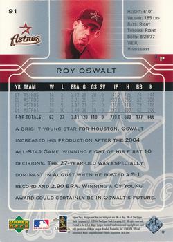 2005 Upper Deck - Retro #91 Roy Oswalt Back