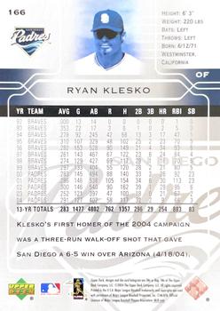 2005 Upper Deck - Retro #166 Ryan Klesko Back