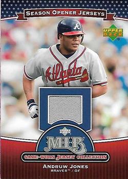 2005 Upper Deck - MLB Game-Worn Jersey Collection #OD-AJ Andruw Jones Front