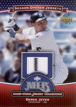 2005 Upper Deck - MLB Game-Worn Jersey Collection #OD-DJ Derek Jeter Front