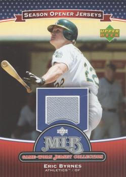 2005 Upper Deck - MLB Game-Worn Jersey Collection #OD-EB Eric Byrnes Front