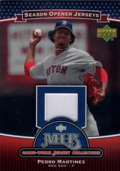 2005 Upper Deck - MLB Game-Worn Jersey Collection #OD-PM Pedro Martinez Front