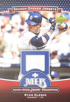 2005 Upper Deck - MLB Game-Worn Jersey Collection #OD-RK Ryan Klesko Front