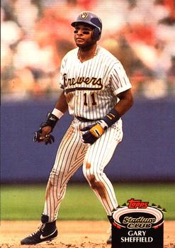 1992 Stadium Club #309 Gary Sheffield Front