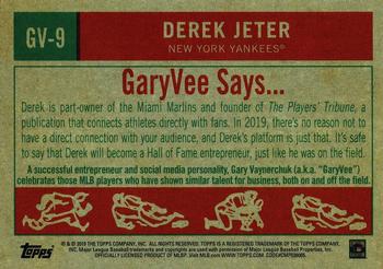 2019 Topps - Gary Vee's Top Entrepreneurs in Baseball #GV-9 Derek Jeter Back