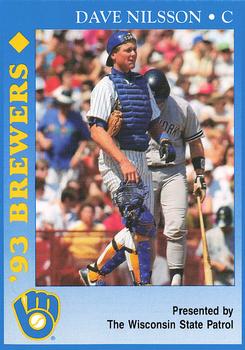 1993 Milwaukee Brewers Police - Wisconsin State Patrol #NNO Dave Nilsson Front