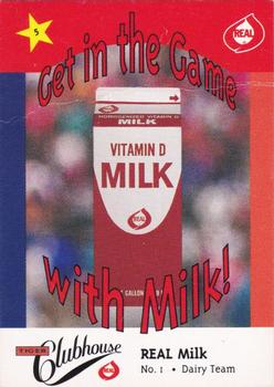1990 Real Dairy Mike Henneman #5 Mike Henneman Front