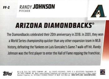 2019 Topps - Franchise Feats #FF-2 Randy Johnson Back