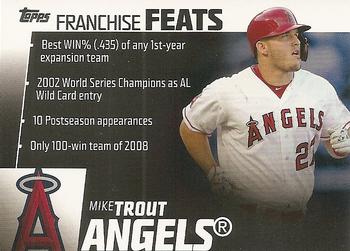 2019 Topps - Franchise Feats #FF-3 Mike Trout Front