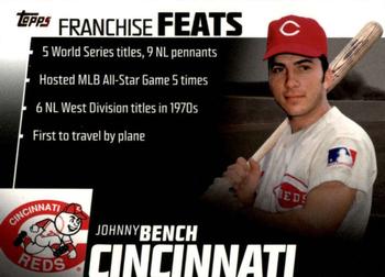 2019 Topps - Franchise Feats #FF-8 Johnny Bench Front