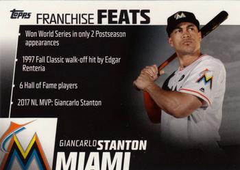 2019 Topps - Franchise Feats #FF-15 Giancarlo Stanton Front