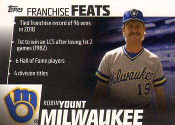 2019 Topps - Franchise Feats #FF-16 Robin Yount Front