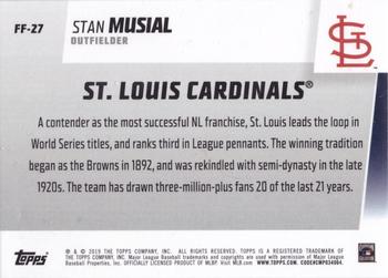 2019 Topps - Franchise Feats #FF-27 Stan Musial Back