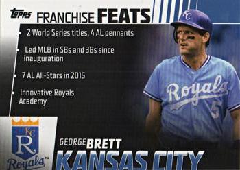 2019 Topps - Franchise Feats Blue #FF-13 George Brett Front