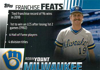 2019 Topps - Franchise Feats Blue #FF-16 Robin Yount Front