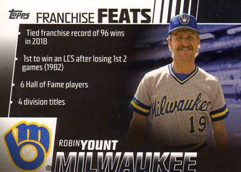 2019 Topps - Franchise Feats Black #FF-16 Robin Yount Front