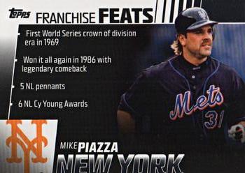 2019 Topps - Franchise Feats Black #FF-18 Mike Piazza Front