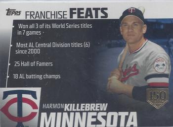 2019 Topps - Franchise Feats 150th Anniversary #FF-17 Harmon Killebrew Front