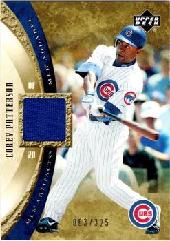 2005 Upper Deck Artifacts - MLB Apparel #MLB-CP Corey Patterson Front
