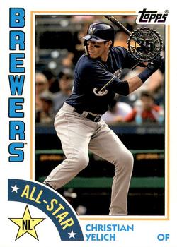 2019 Topps - 1984 Topps Baseball 35th Anniversary All-Stars #84AS-CY Christian Yelich Front