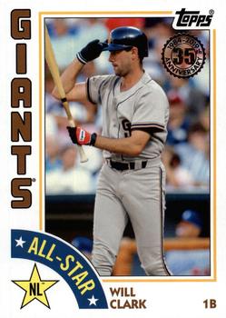 2019 Topps - 1984 Topps Baseball 35th Anniversary All-Stars #84AS-WCL Will Clark Front